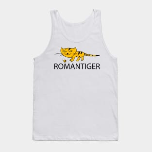 Funny tiger as a romantic Tank Top